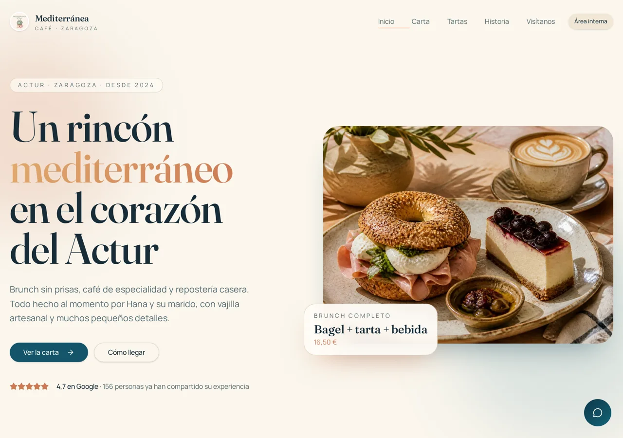 Mediterránea Café — Coffee shop · Web